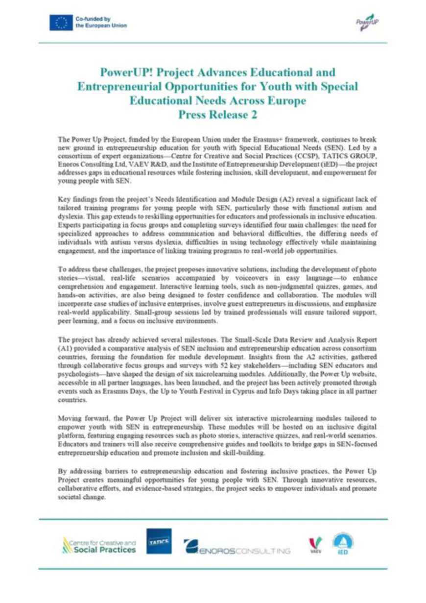 📢 Press Release – Now Available! 📢
